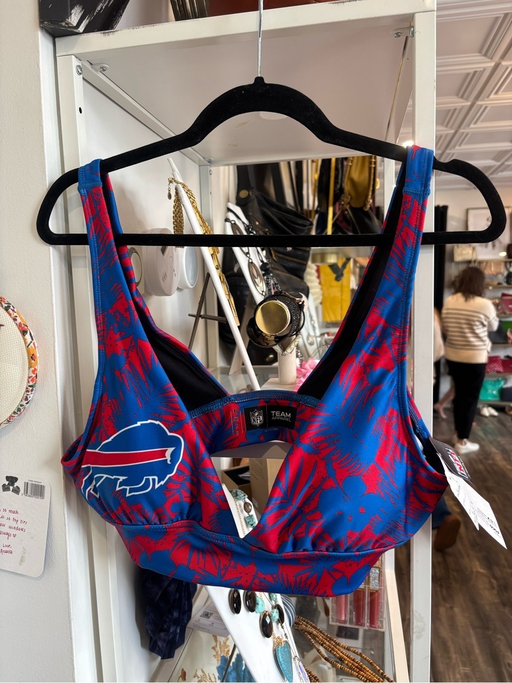 NFL Buffalo Bills Red & Blue Bathing Suit
